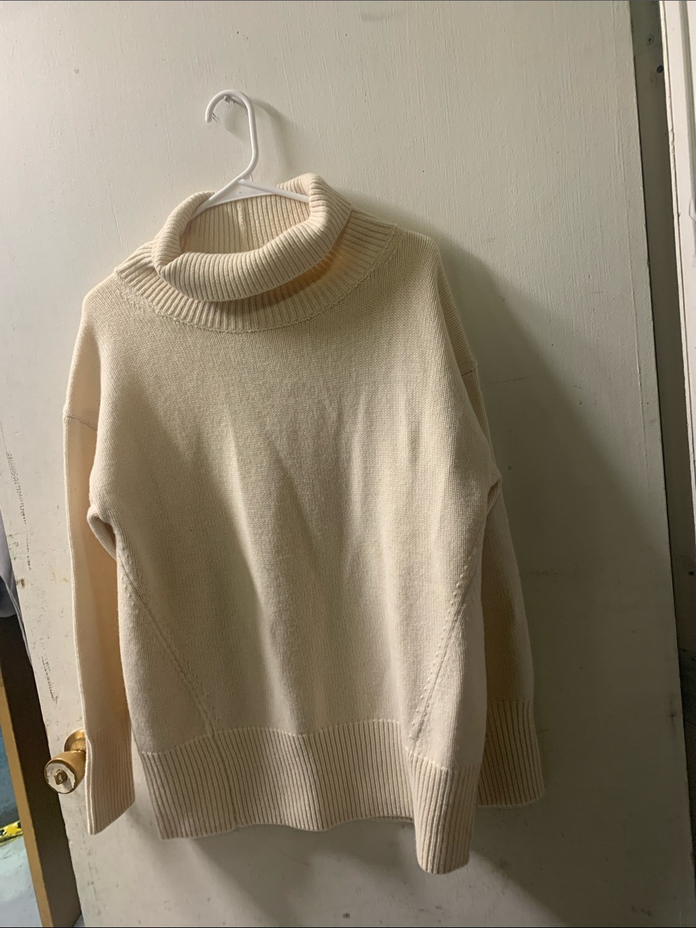 Babaton Cream Turtleneck Sweater - Cozy Ribbed Collar
